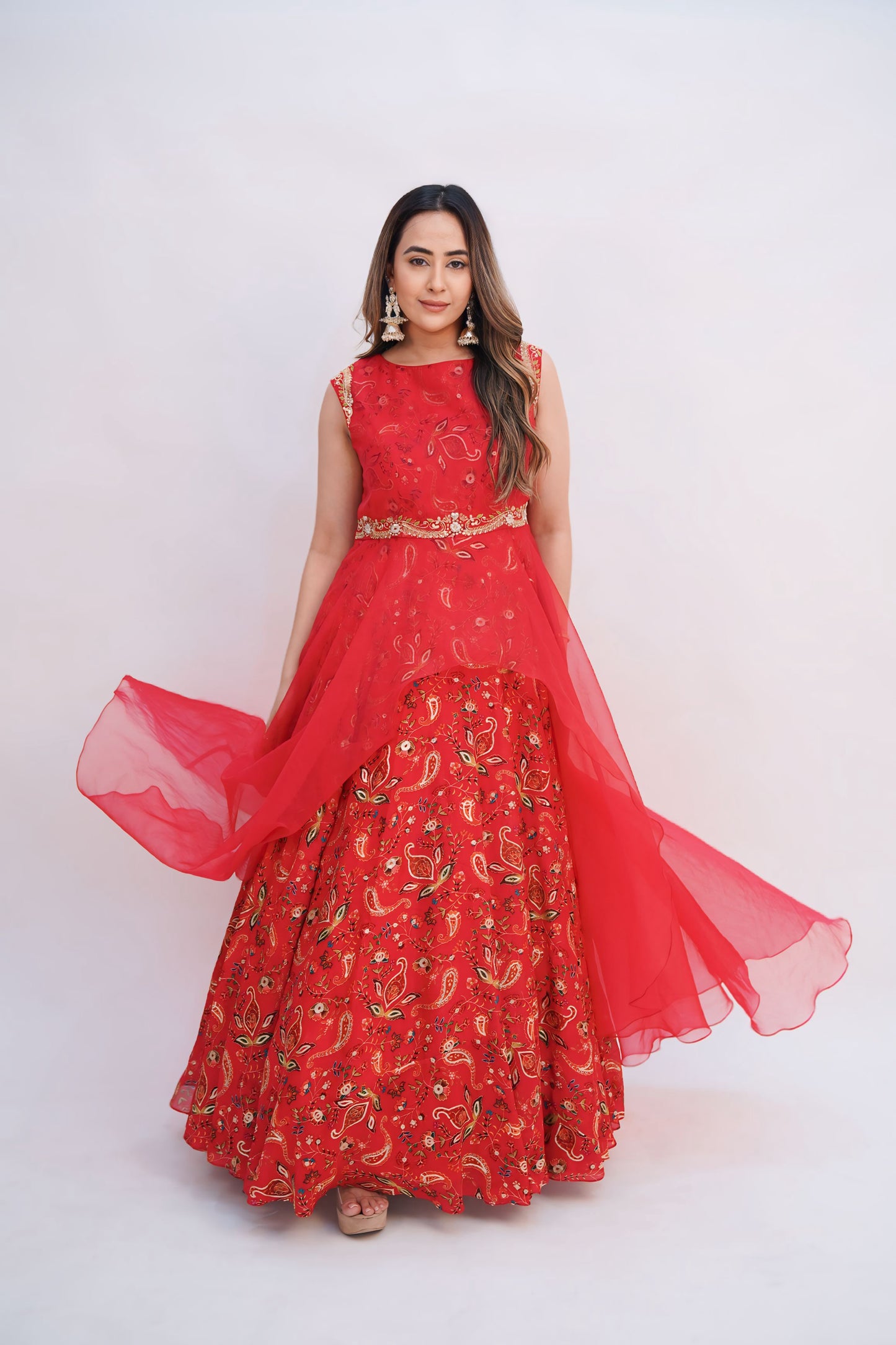 Double Layer Asymmetrical Dress