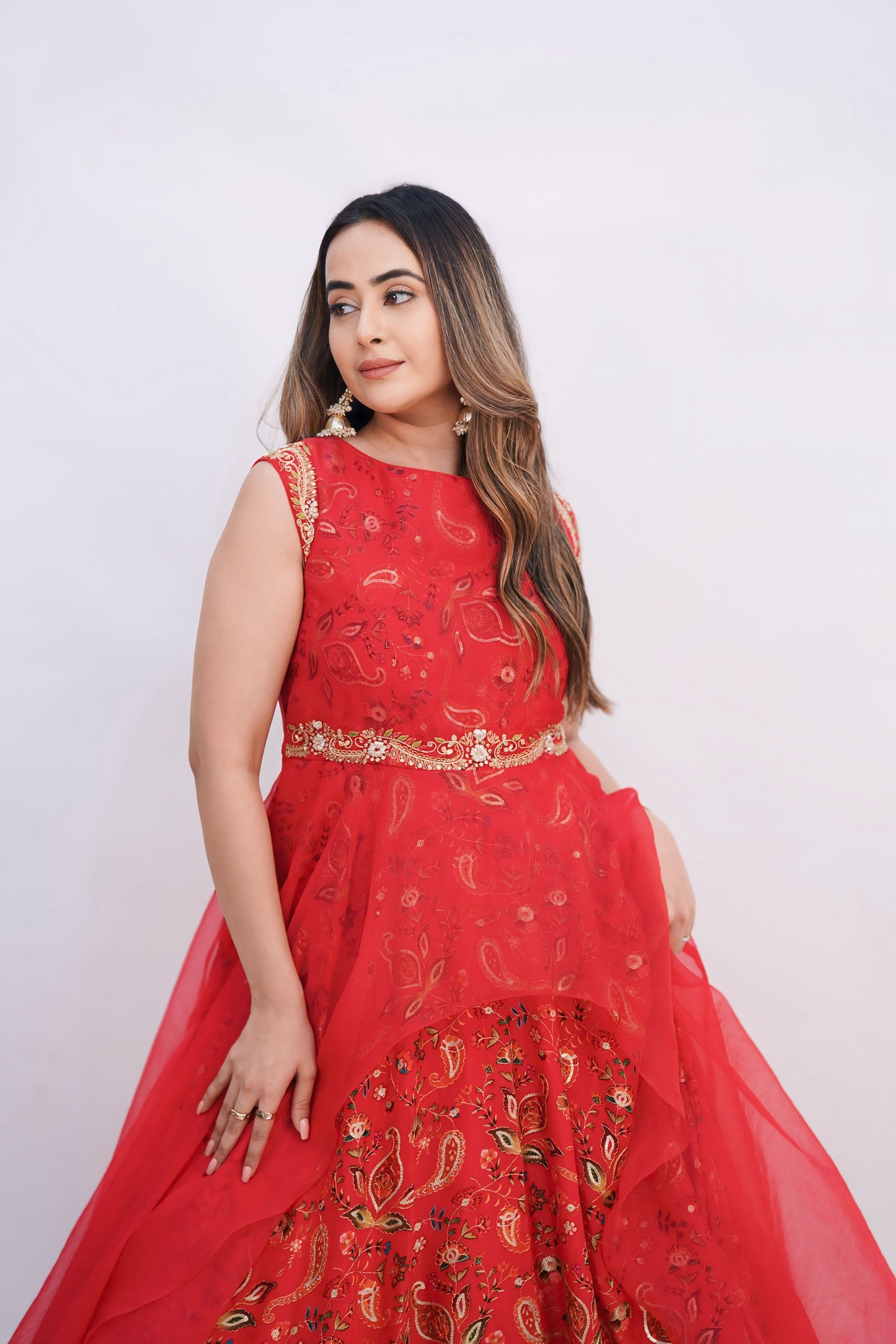 Double Layer Asymmetrical Dress