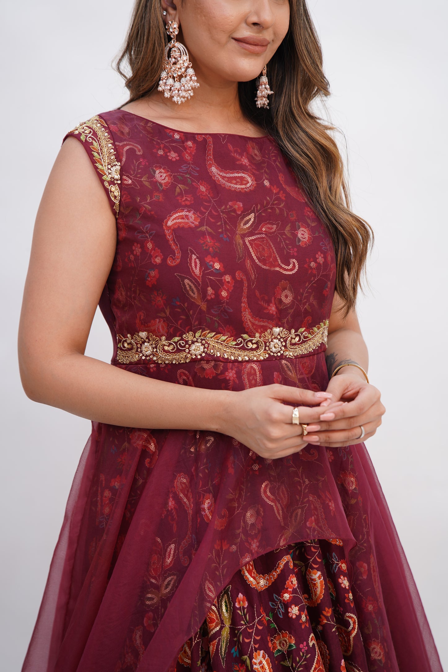 Double Layer Asymmetrical Dress