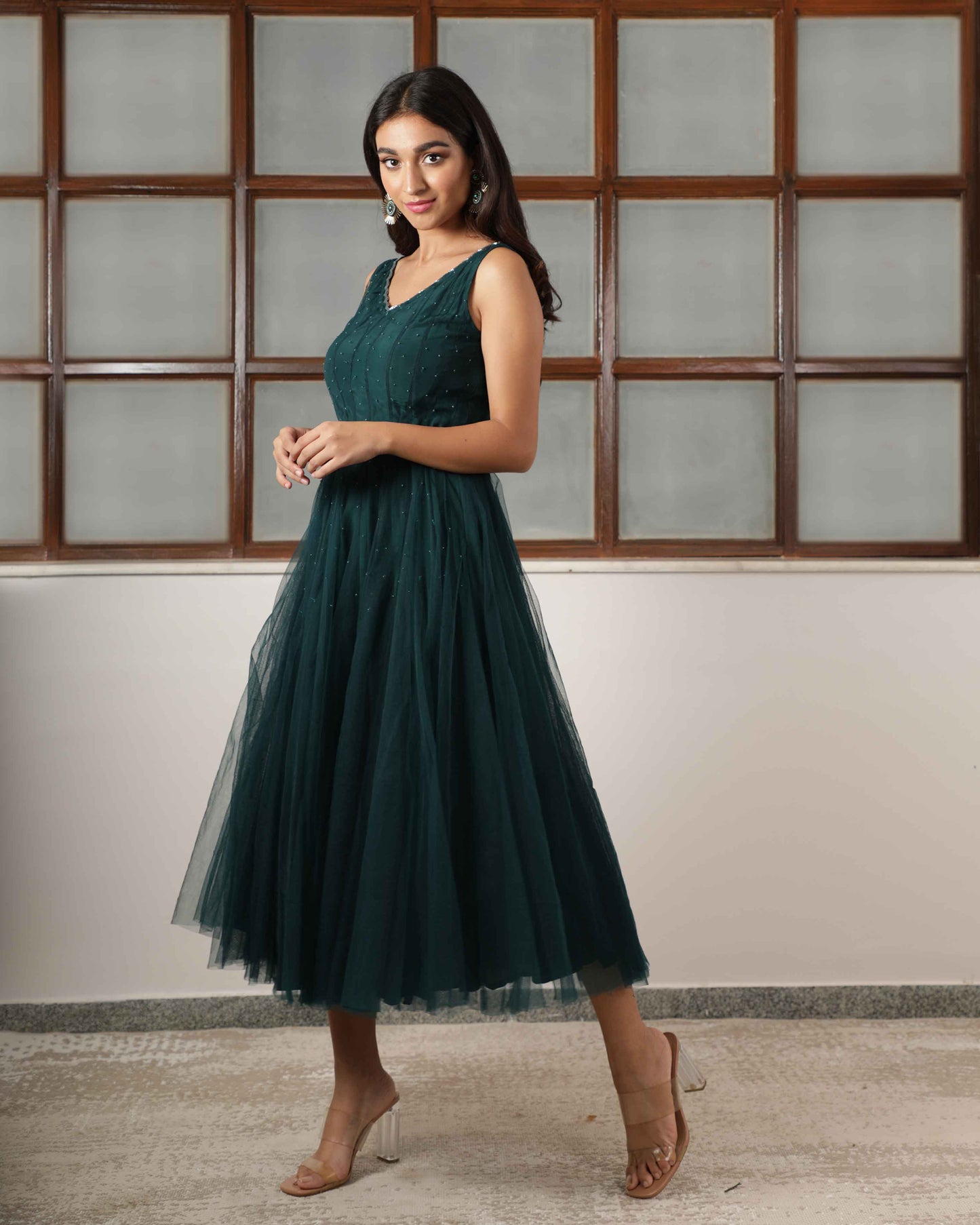 Zoella Sleeveless Calf Length Dress
