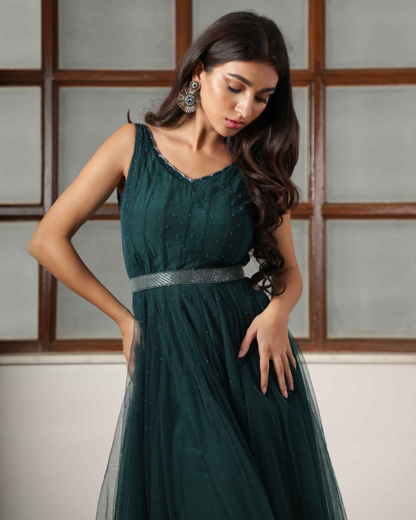 Zoella Sleeveless Calf Length Dress