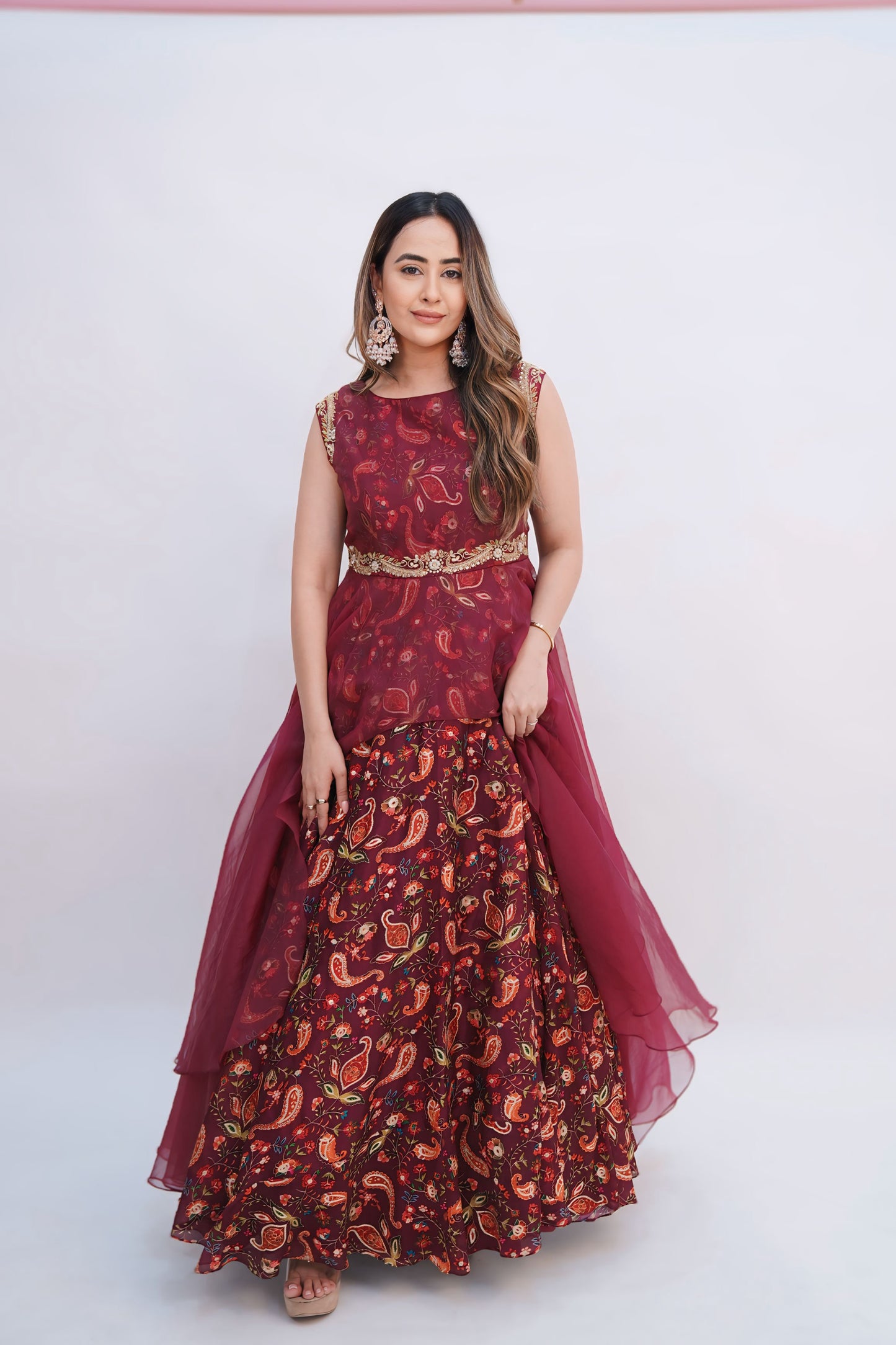 Double Layer Asymmetrical Dress