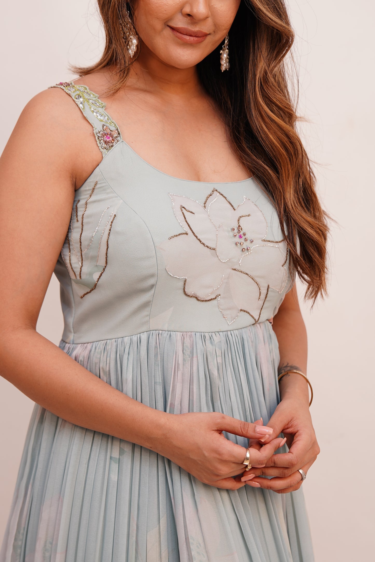Floral long dress