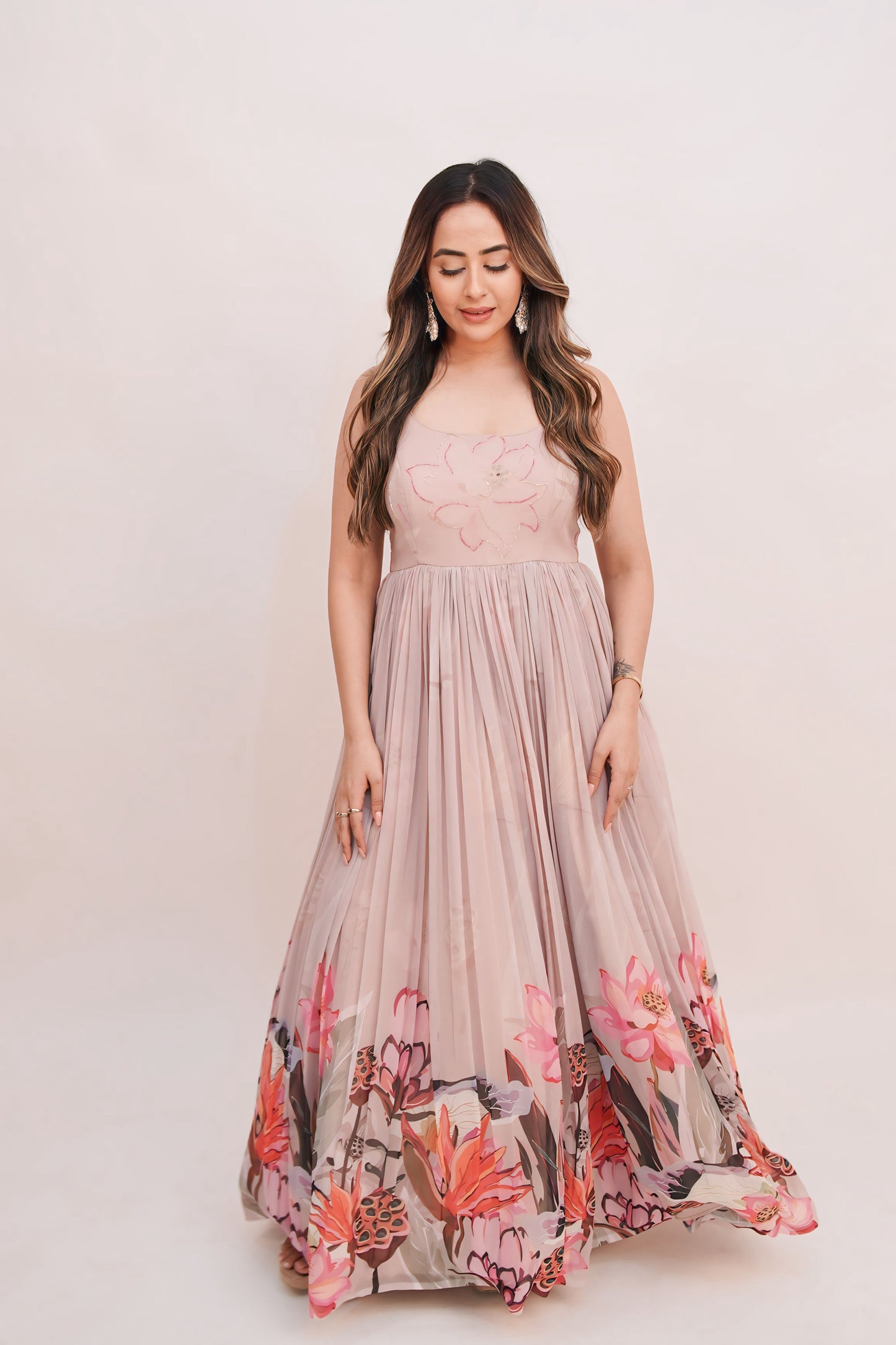 Floral long dress