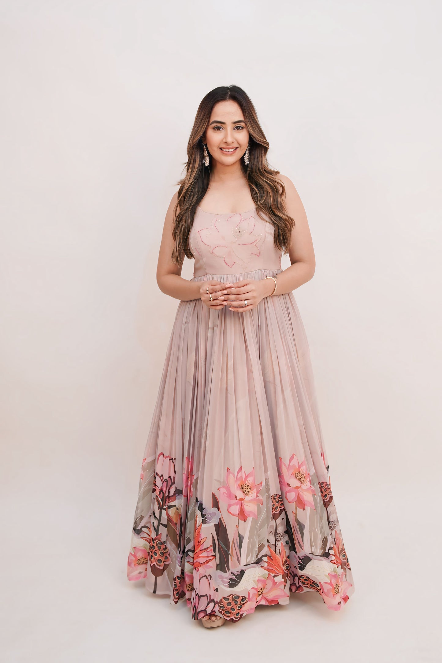 Floral long dress