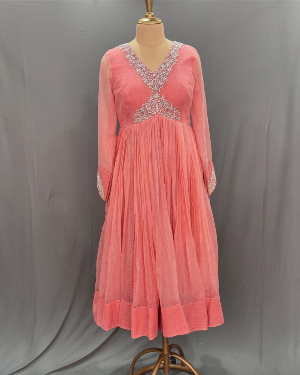 Cutdana Work Kota Dress